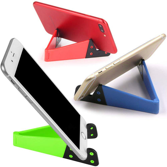 V-shaped lazy folding plastic tablet phone holder