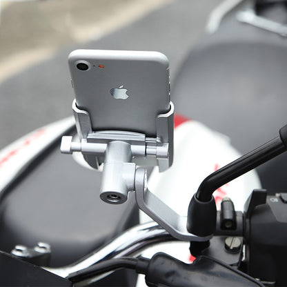 Motorcycle bicycle aluminum alloy mobile phone holder