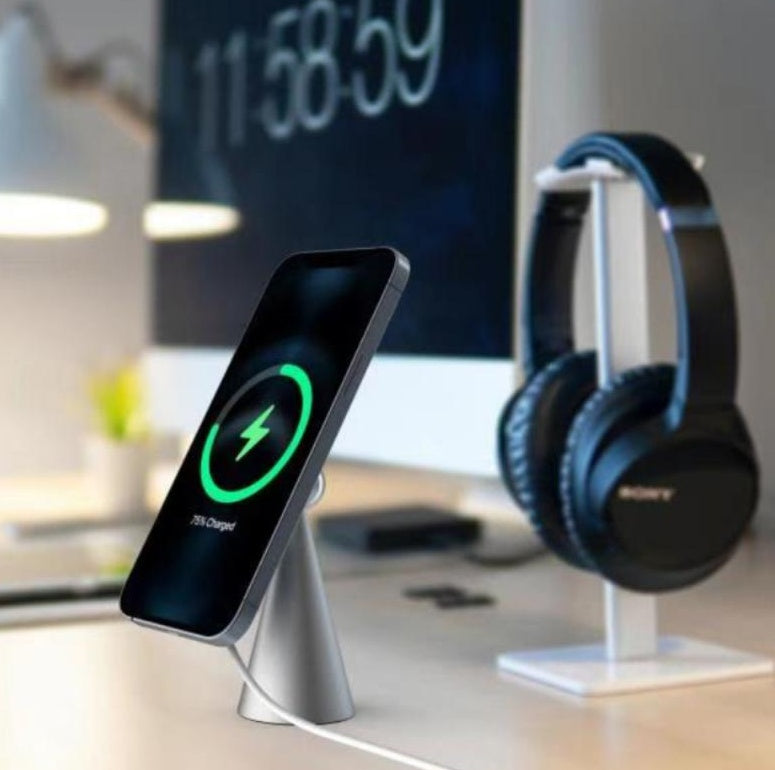 Magnetic Desktop Phone Stand Wireless Charger Bracket Holder