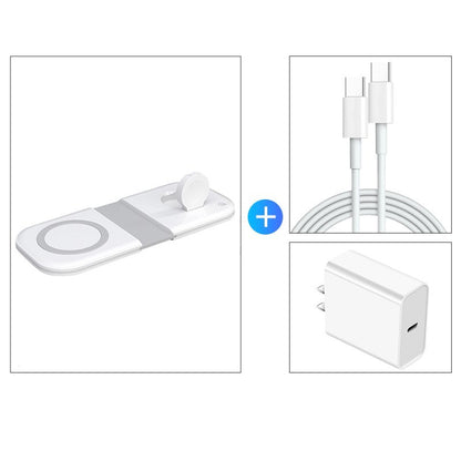 Three-in-one Wireless Charger Magsafe Dual Magnetic Suction