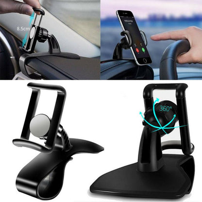 Mobile phone holder of instrument panel