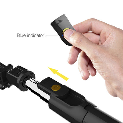 Compatible with Apple, Bluetooth selfie stick tripod