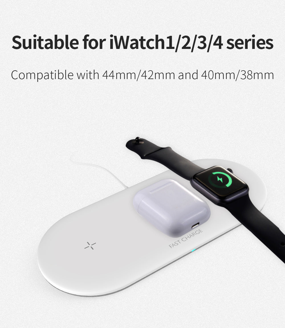 Mobile phone desktop wireless charging three-in-one iwatch charger