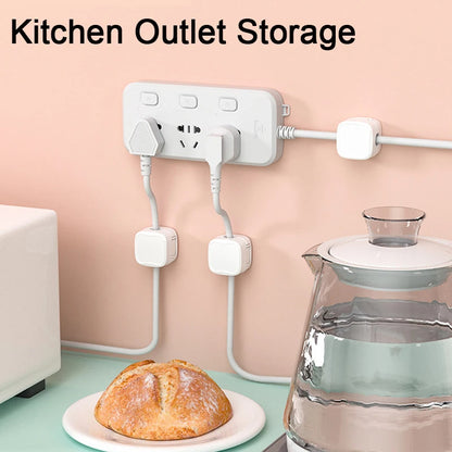 Magnetic Cable Clip Under Desk Cable Management Adjustable Cord Holder