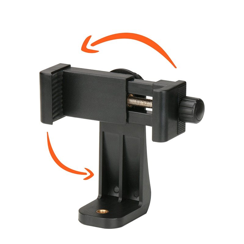 Universal Tripod Mount Adapter Cell Clipper Holder Vertical