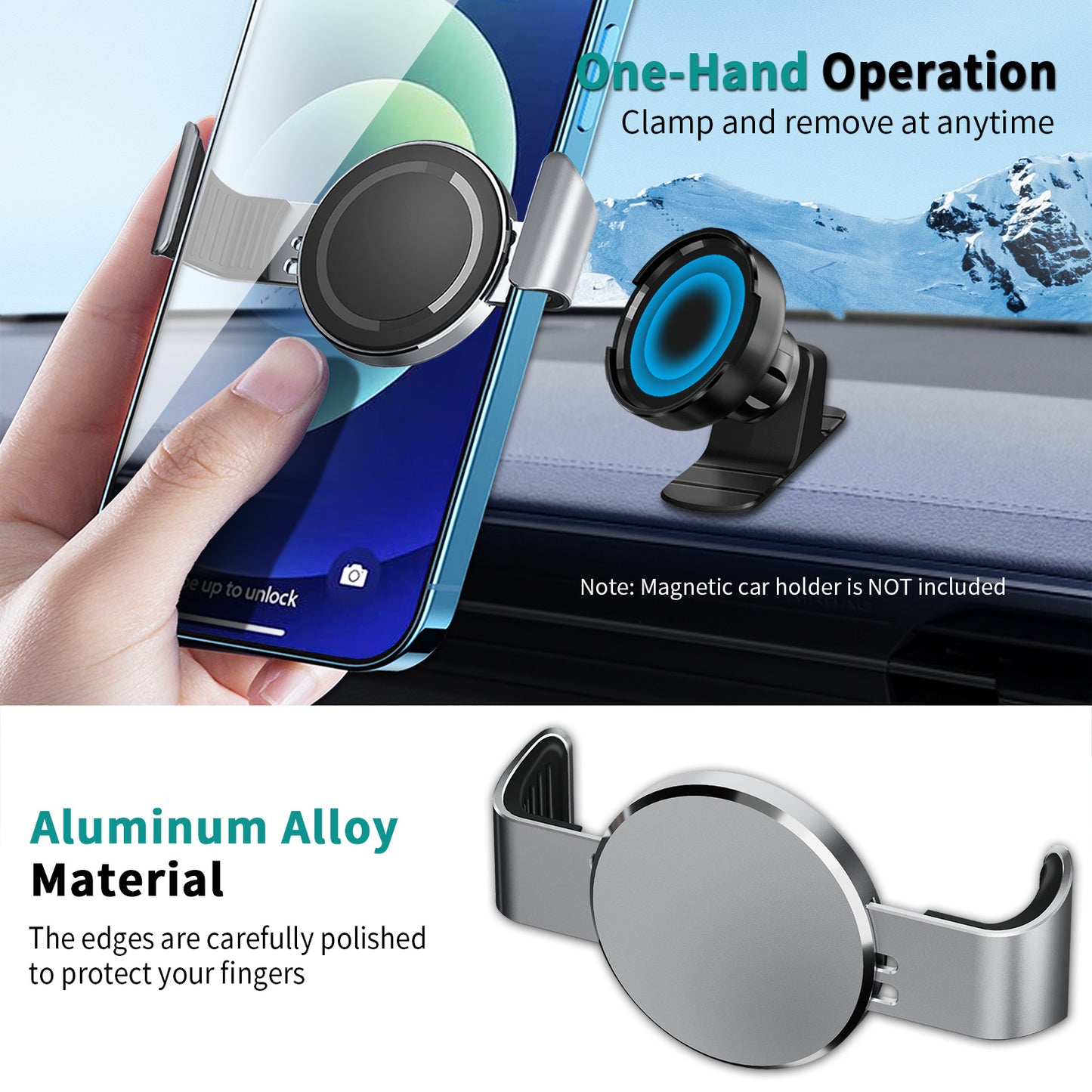 Magnetic Mobile Phone Holder For Car Air Outlet