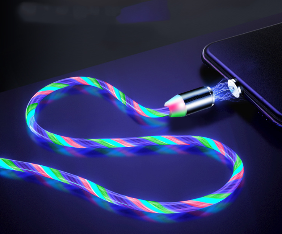 Flowing Ligh Magnetic Streamer Data Line Cable
