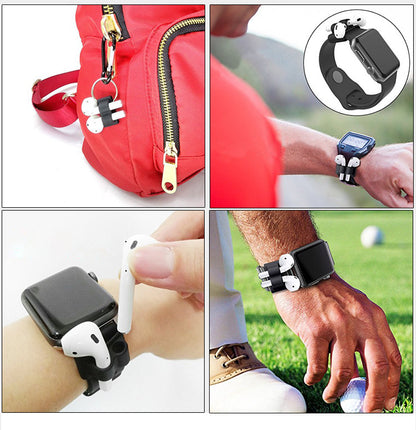 Airpods thick Bluetooth headset charging box anti-fall silicone