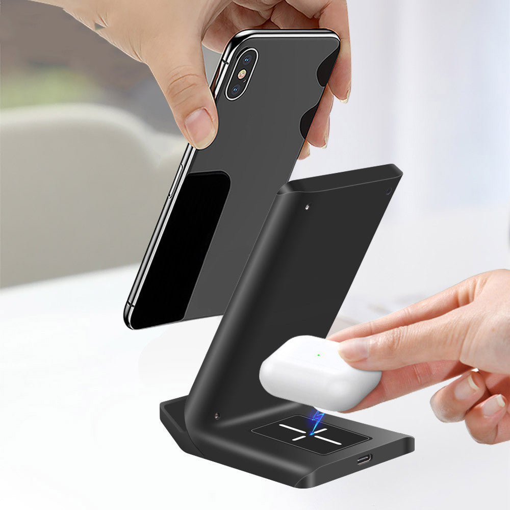 Wireless smart vertical mobile phone charger  fast charge