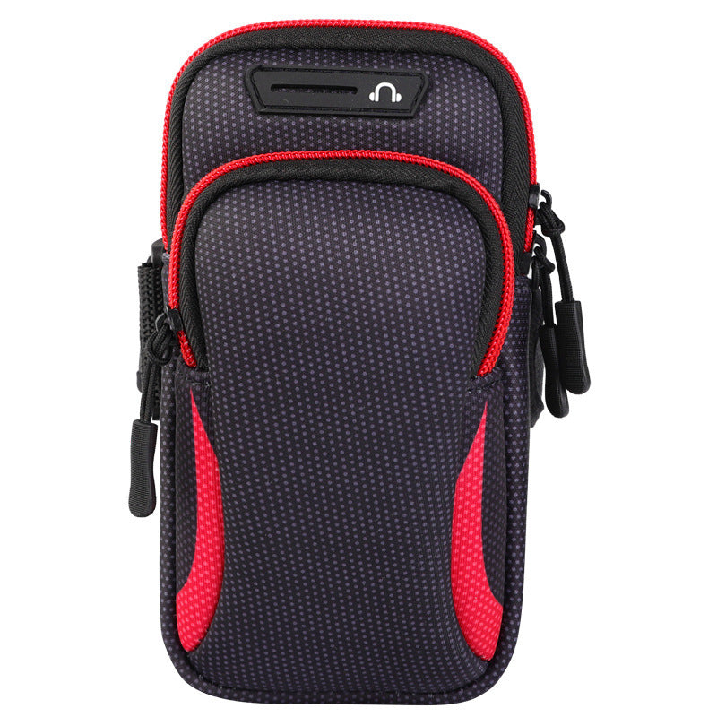 Nylon mobile phone arm bag