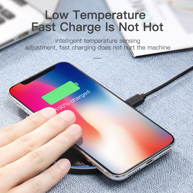 Mobile phone wireless charger fast charge