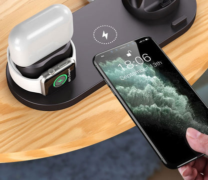 Vertical wireless charging stand