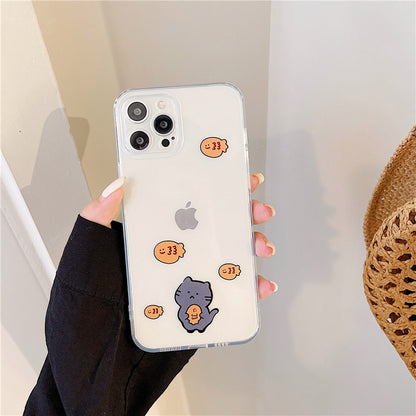 Cat Plush Taiyaki Stand Phone Case