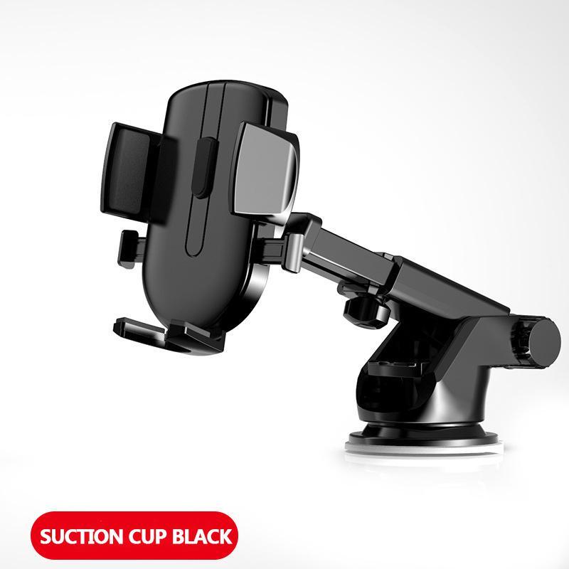 Mobile phone stand with telescopic air outlet