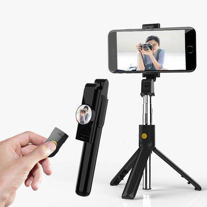Compatible with Apple, Handheld PTZ Bluetooth remote control selfie stick tripod