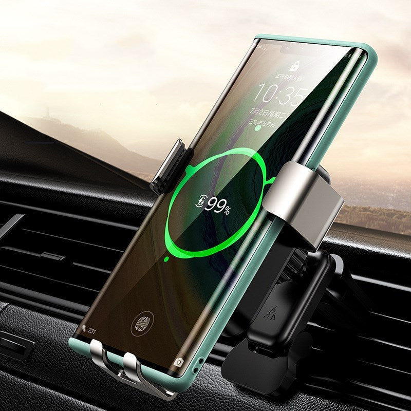 Smart Fast Charging Mobile Phone Holder Car Air Outlet Dashboard