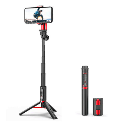 Compatible with Apple, Handheld Stabilizer All-In-One Selfie Stick Tripod