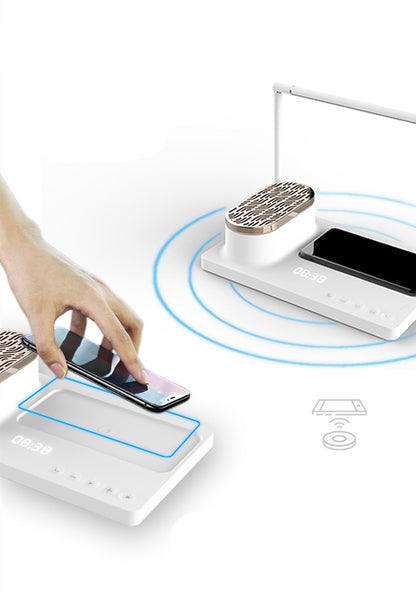 LED Bedside Reading Lamp Mobile Phone Wireless Charging Desk Lamp