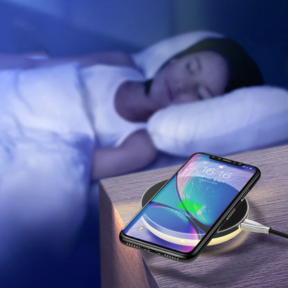 Compatible with Apple, Wireless Charger For Iphone Samsung Night Light