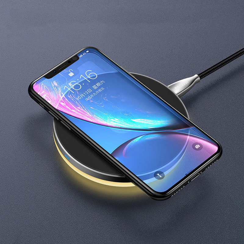 Compatible with Apple, Wireless Charger For Iphone Samsung Night Light