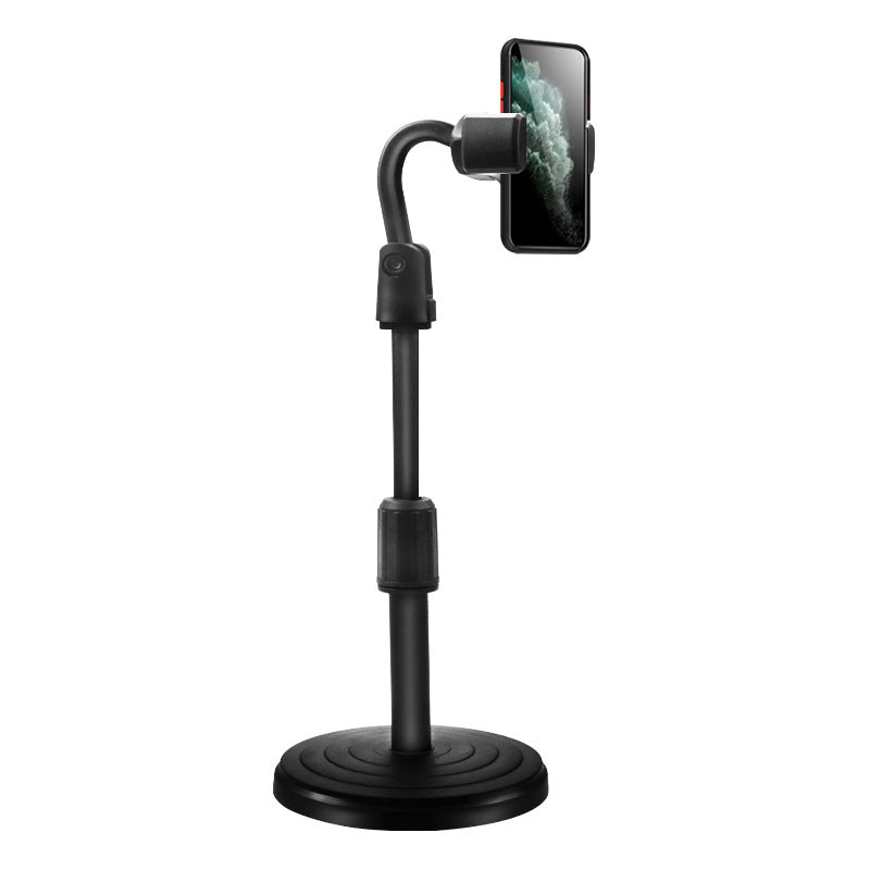 Live Streaming Phone Holder with Dimmable LED Ring Fill Light