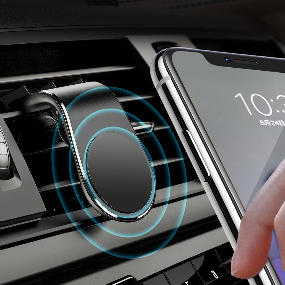 Car L-Shaped Magnetic Mobile Phone Holder