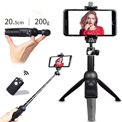 Selfie Stick Mobile Phone Bluetooth Remote Control Selfie Tripod Telescopic Pole