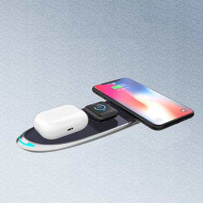 Three-In-One Wireless Charger Is Suitable For Mobile Phone