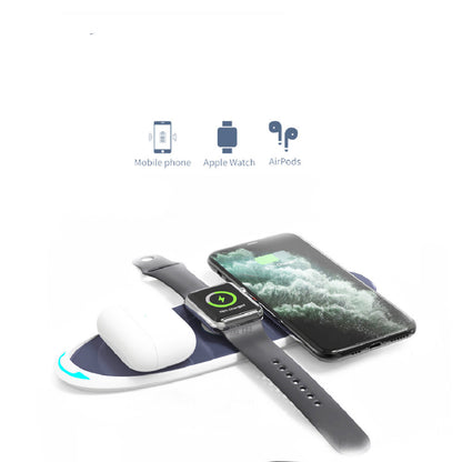 Three-In-One Wireless Charger Is Suitable For Mobile Phone