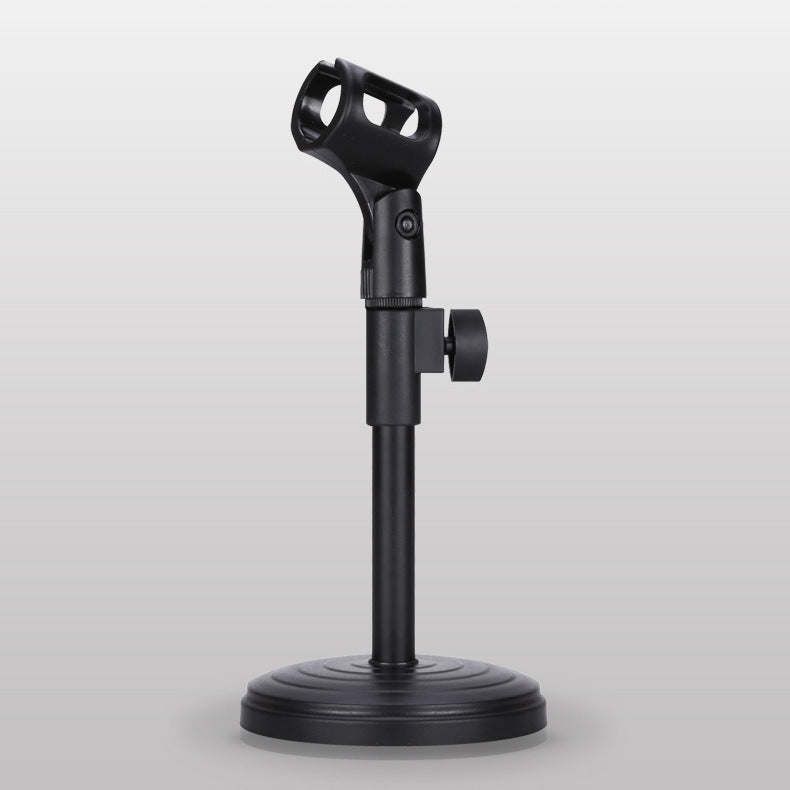 Adjustable Desktop Microphone Stand with Mic Clip