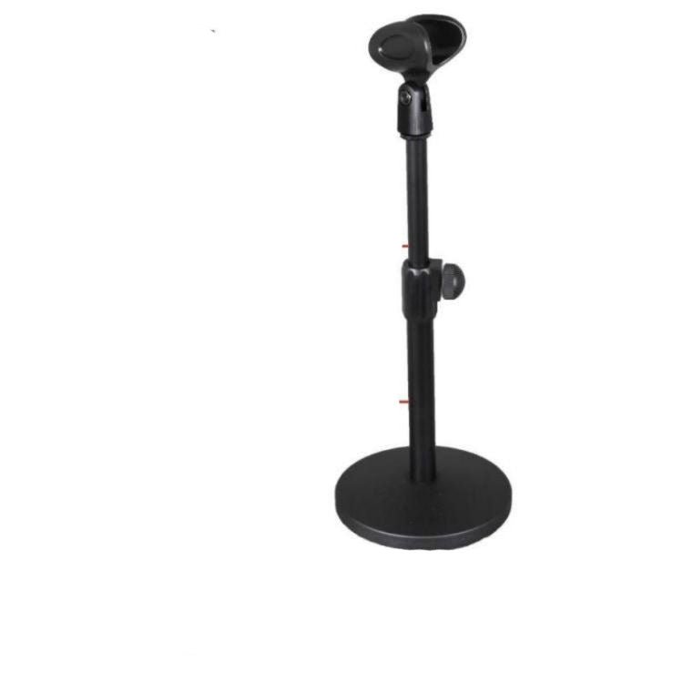 Adjustable Desktop Microphone Stand with Mic Clip