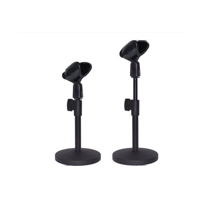 Adjustable Desktop Microphone Stand with Mic Clip
