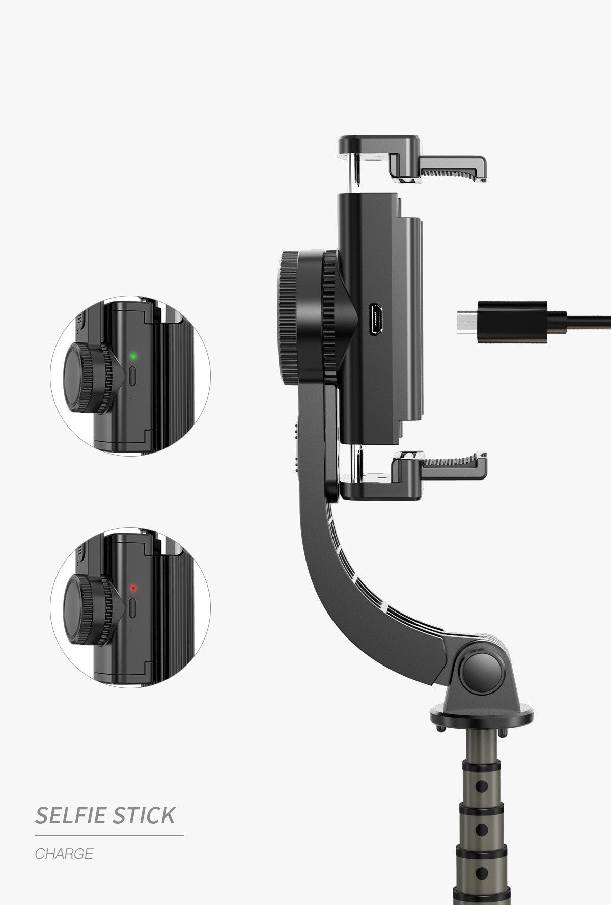 NEW BASTONE SELFIE TREPPIEDE E MONOPEDE - BLUETOOTH CON STABILIZZATORE 3 IN 1