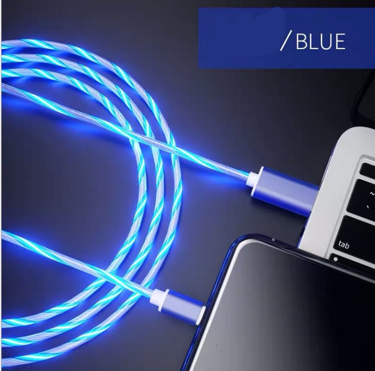 Streamer Data Cable Net Red Luminous Charging Cable Vibrato