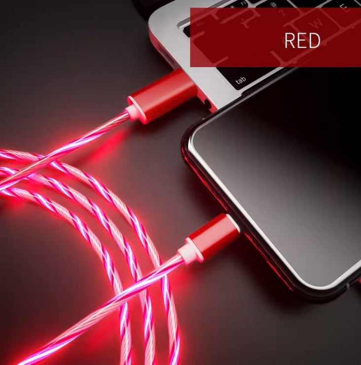 Streamer Data Cable Net Red Luminous Charging Cable Vibrato