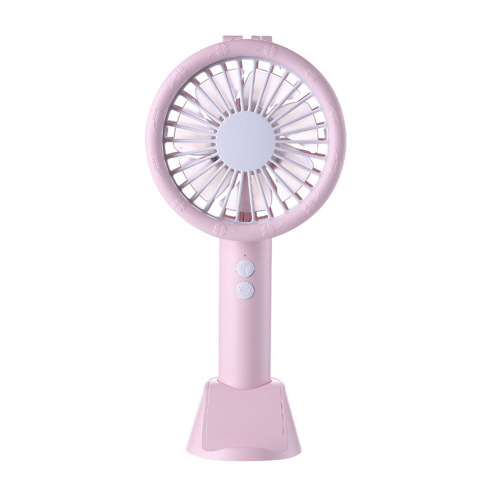 3 In 1 5V Mini USB Handheld Desktop Fan 3 Modes Phone Holder
