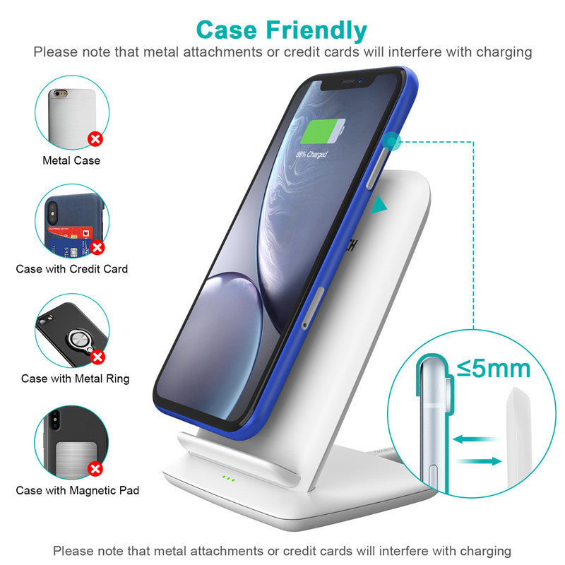 Android Mobile Phone Horizontal And Vertical Wireless Charger