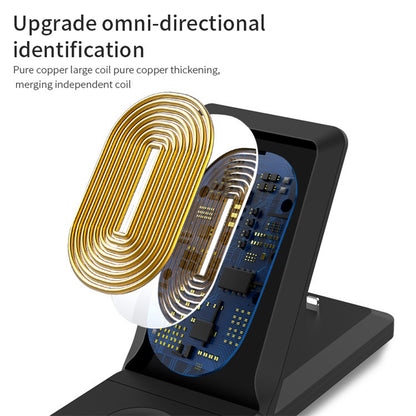 Three-In-One Wireless Charger Charging Stand