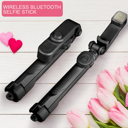 Wireless Bluetooth Selfie Stick Portable Handheld Telescopic Tripod