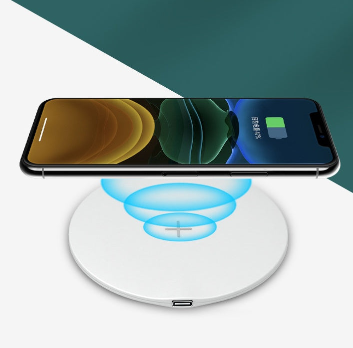 The New Ultra-Thin Round Wireless Charger 15W Fast Charge