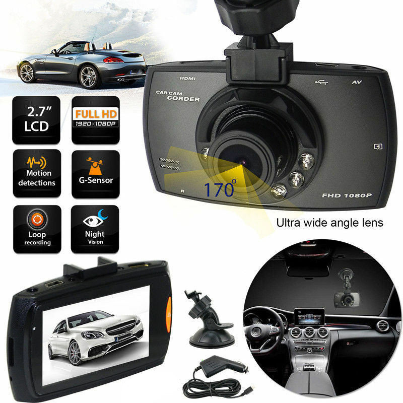 HD 2.2inch LCD 1080P Car DVR Vehicle Camera Dash Cam