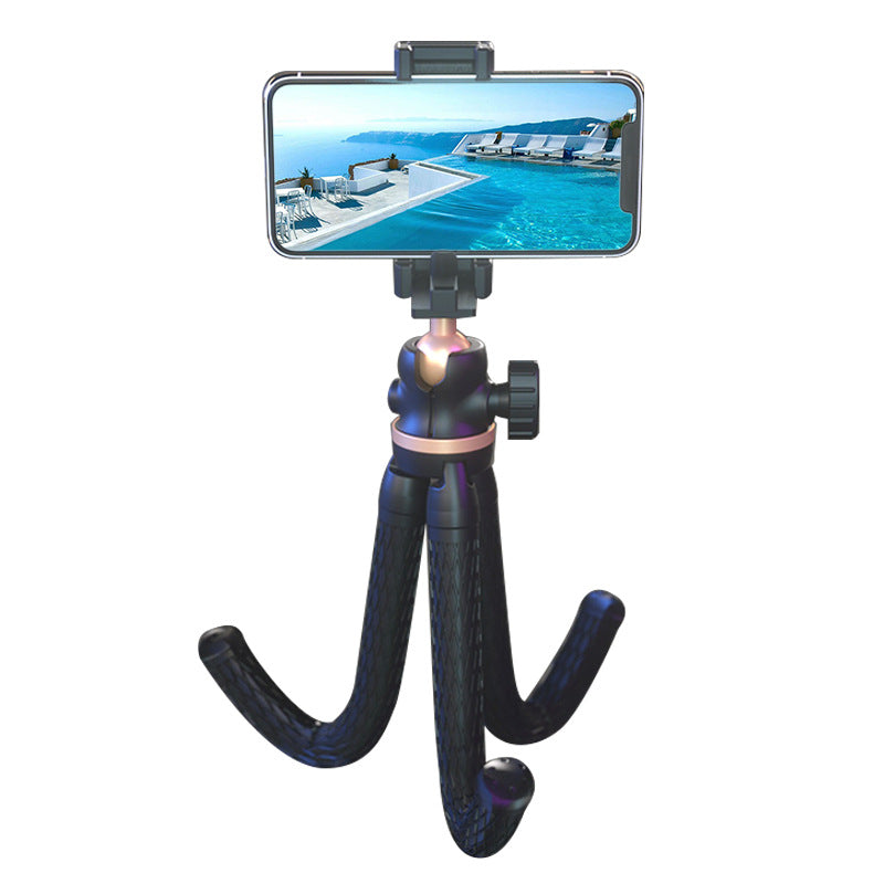 Compatible with Apple, One-piece Octopus Tripod Desktop Phone Holder