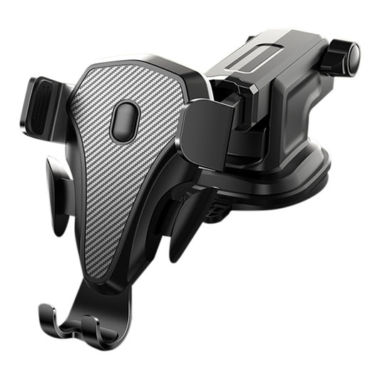 Car Phone Holder Bracket Carbon Fiber Air Outlet