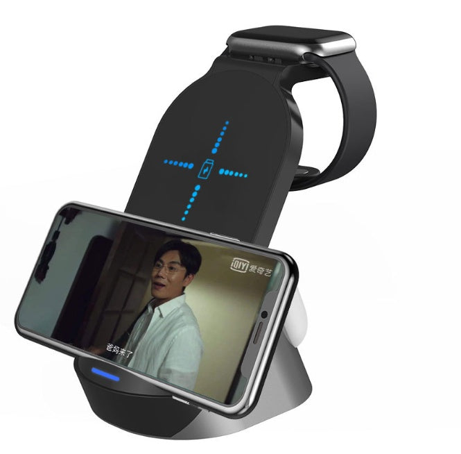 Mobile Phone Watch Earphone Charging Stand 15W Fast Charging Base