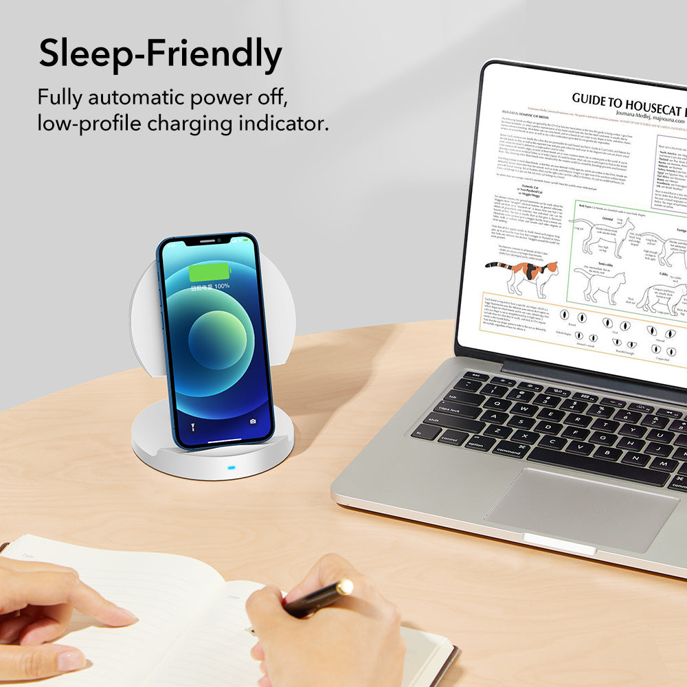 Compatible with Apple , Foldable Wireless Charger Fast Charging Stand