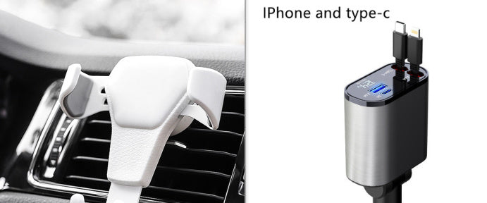 Car Phone Holder For Phone In Car Air Vent Mount Stand No Magnetic Mobile Phone Holder Universal Gravity Smartphone Cell Support