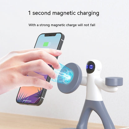 Magnetic Wireless Charger Three-in-one Dual Mobile Phone