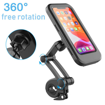 Adjustable Waterproof Bicycle Mobile Phone Holder Mount