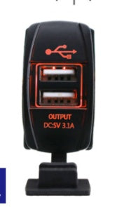 Car Modification Dual USB Car Charger Ship Motorcycle Charger