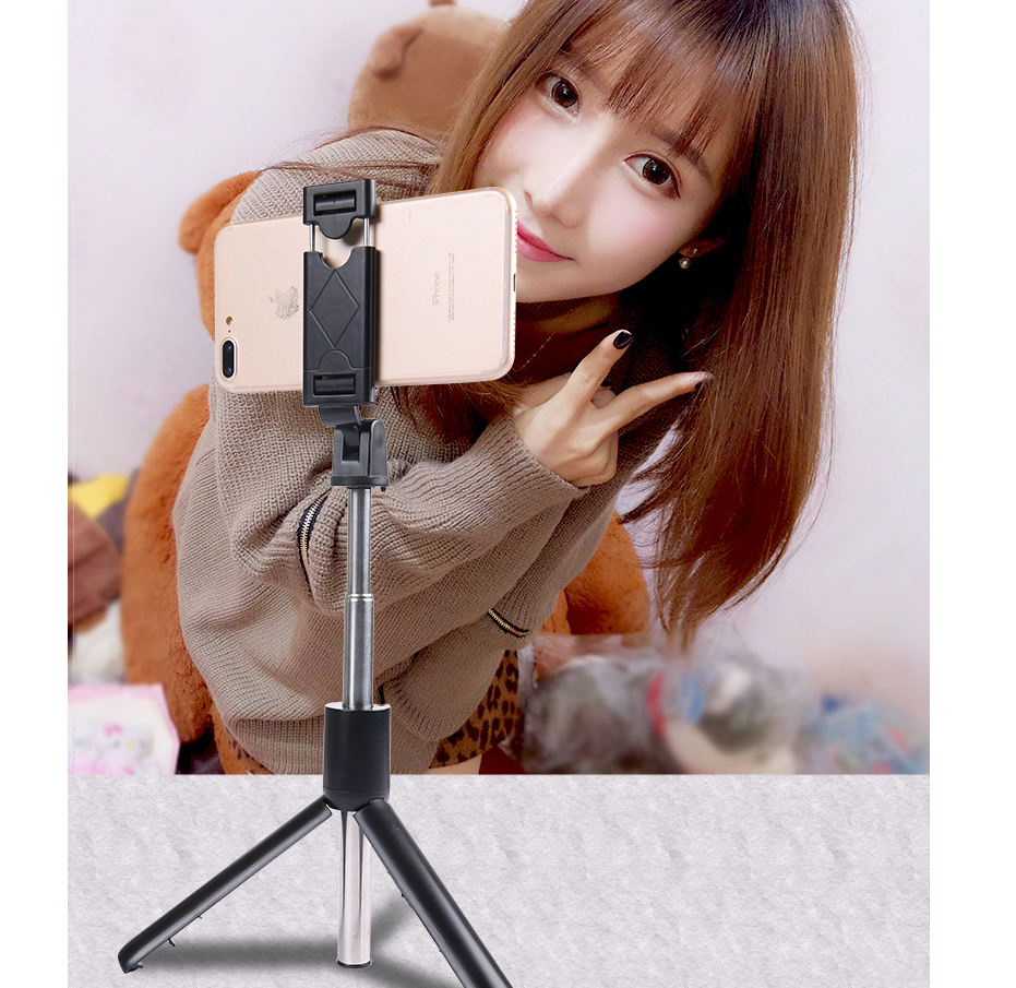 Compatible with Apple, Bluetooth selfie stick tripod